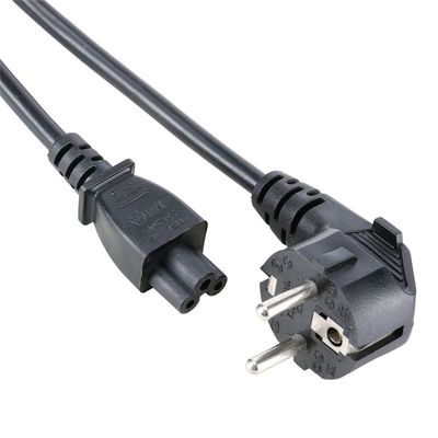 品質  EU VDE Power Cord Black Home Appliance Laptop Extension Cable 工場