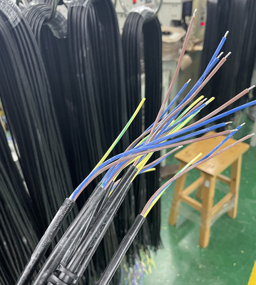 プラグが付いているポリ塩化ビニールの送電線