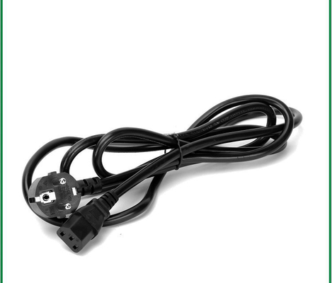 ヨーロッパ人2 Pin IEC 60320 C15 VDEの電源コードCEE7/7 Schuko Plu